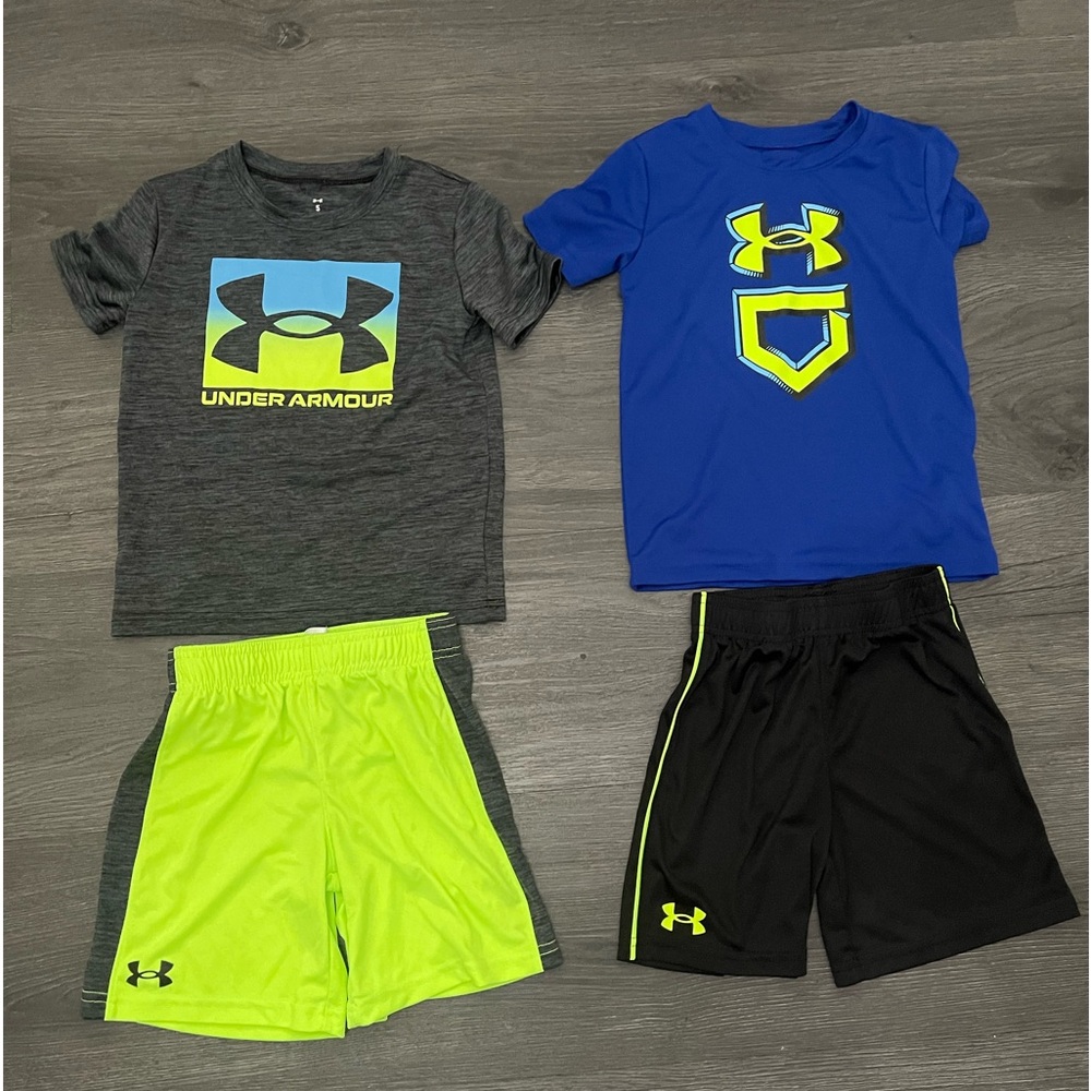 Boys underarmour lot sz 5